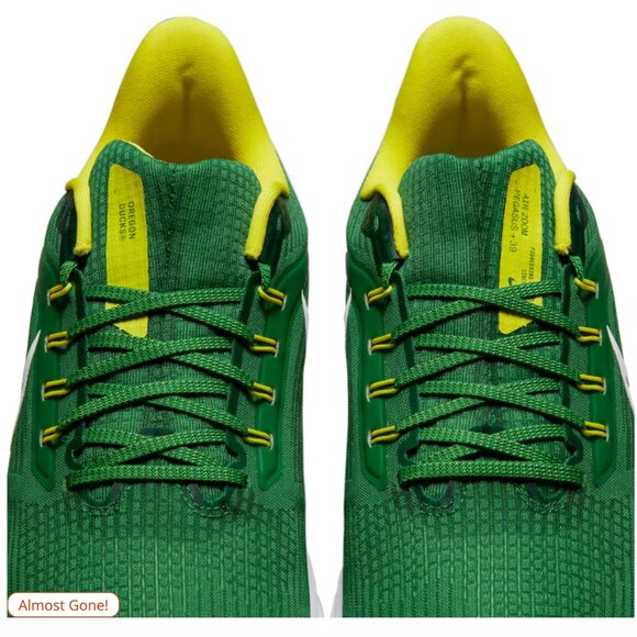 Unisex Nike Green Oregon Ducks Zoom Pegasus 39 Running Shoe - Picture 10 of 10